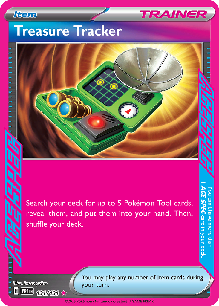 Pokemon Singles - Prismatic Evolutions - Treasure Tracker 131/131
