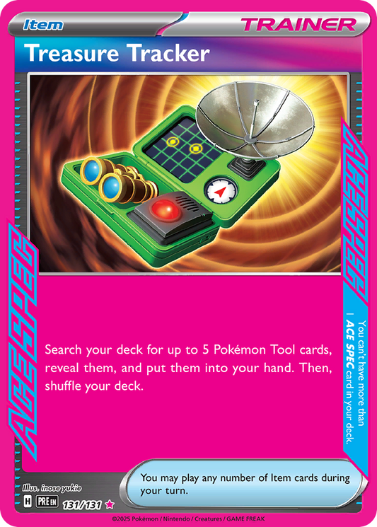Pokemon Singles - Prismatic Evolutions - Treasure Tracker 131/131
