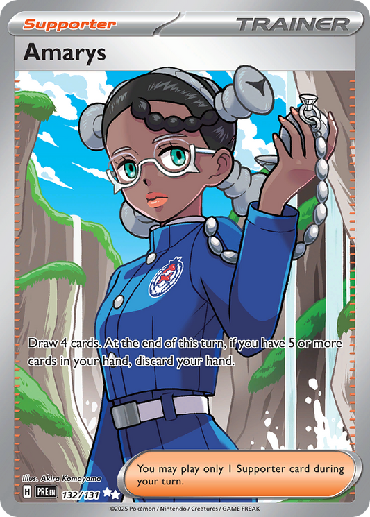 Pokemon Singles - Prismatic Evolutions - Amarys 132/131