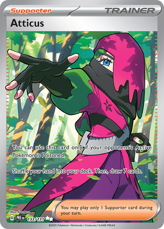 Pokemon Singles - Prismatic Evolutions - Atticus 133/131