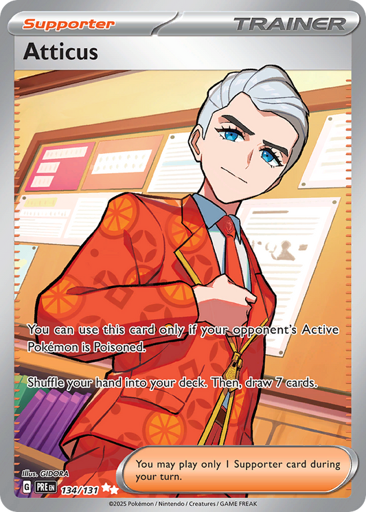 Pokemon Singles - Prismatic Evolutions - Atticus 134/131