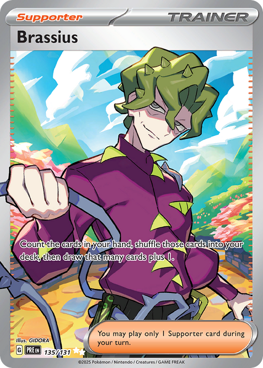 Pokemon Singles - Prismatic Evolutions - Brassius 135/131