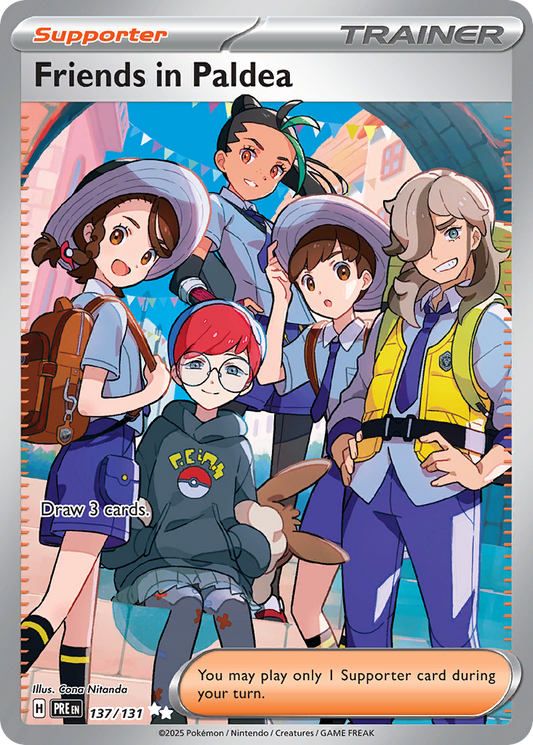 Pokemon Singles - Prismatic Evolutions - Friends in Paldea 137/131