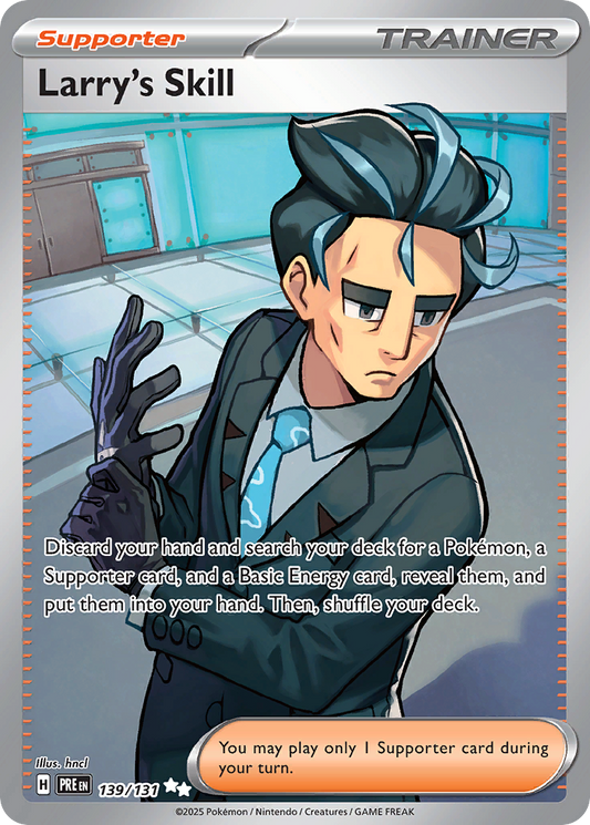 Pokemon Singles - Prismatic Evolutions - Larry's Skill 139/131