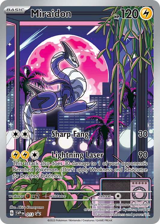 Pokemon Singles - Scarlet & Violet Black Star Promos - Miraidon SVP13
