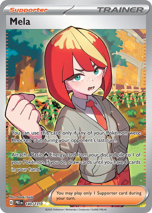 Pokemon Singles - Prismatic Evolutions - Mela 140/131