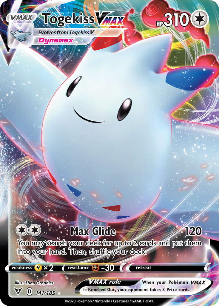 Pokemon Singles - Vivid Voltage - Togekiss VMAX 141/185