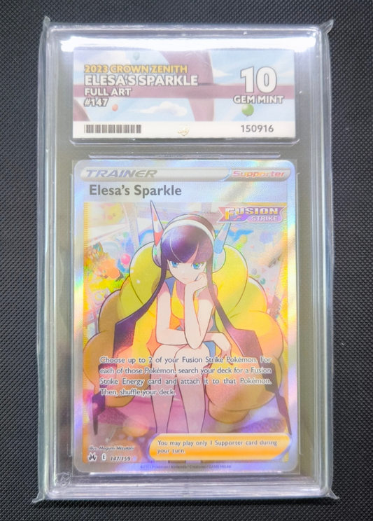 ACE LABEL - Elesa's Sparkle - Crown Zenith - 147/159 - ACE 10