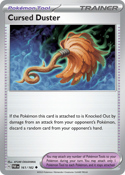 Pokemon Singles - Paradox Rift - Cursed Duster 161/182 (Reverse Holo)