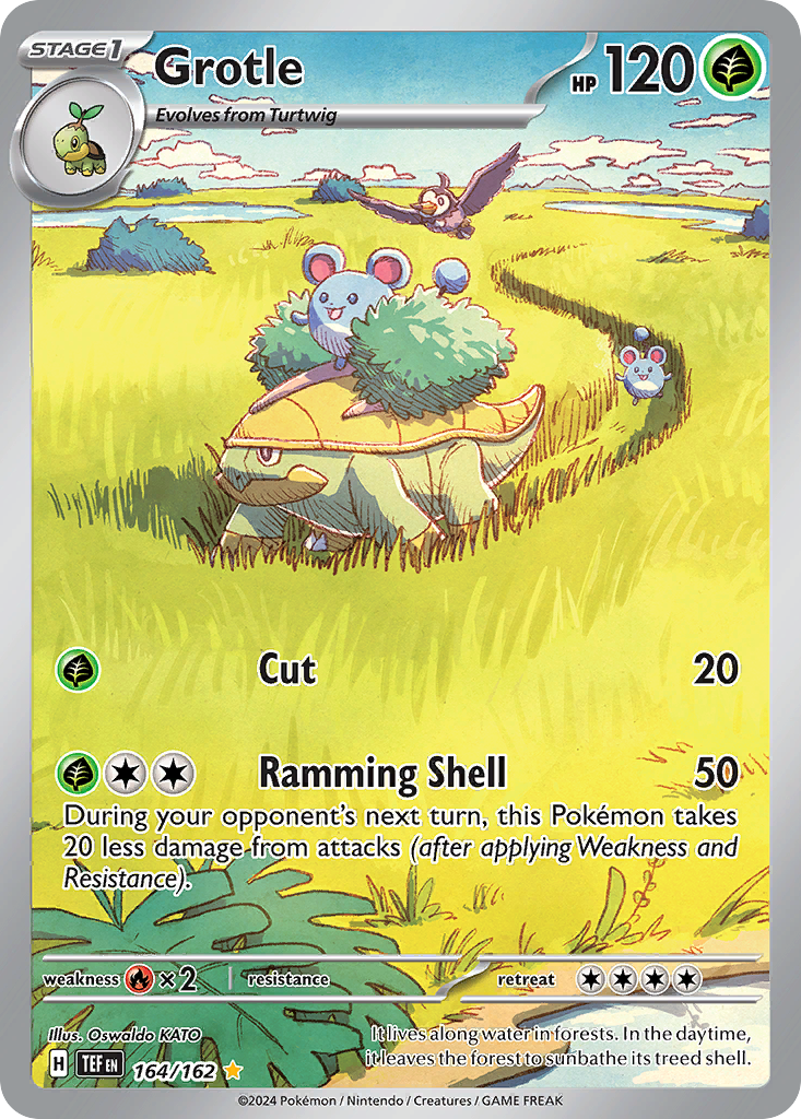 Pokemon Singles - Temporal Forces - Grotle 164/162