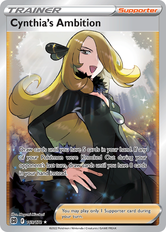 Pokemon Singles - Brilliant Stars - Cynthia's Ambition 169/172