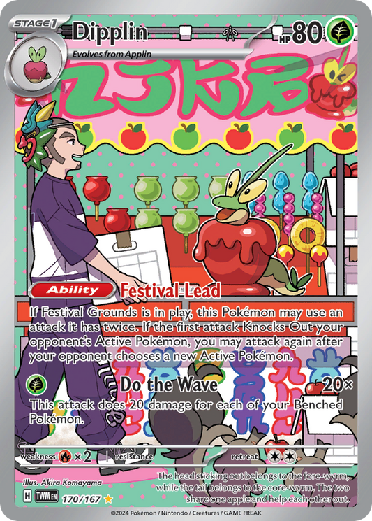 Pokemon Singles - Twilight Masquerade - Dipplin 170/167
