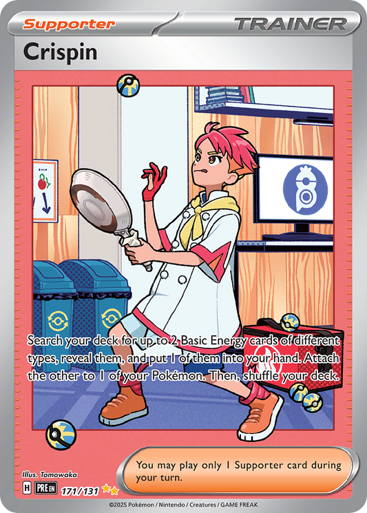 Pokemon Singles - Prismatic Evolutions - Crispin 171/131