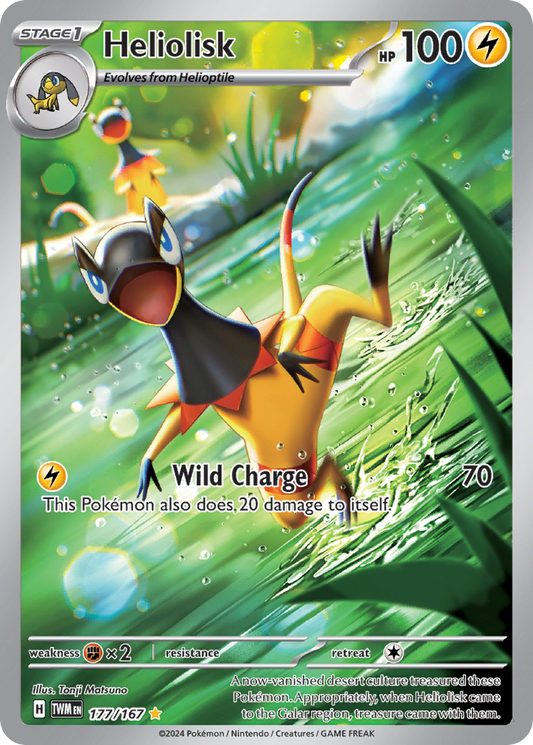 Pokemon Singles - Twilight Masquerade - Heliolisk 177/167
