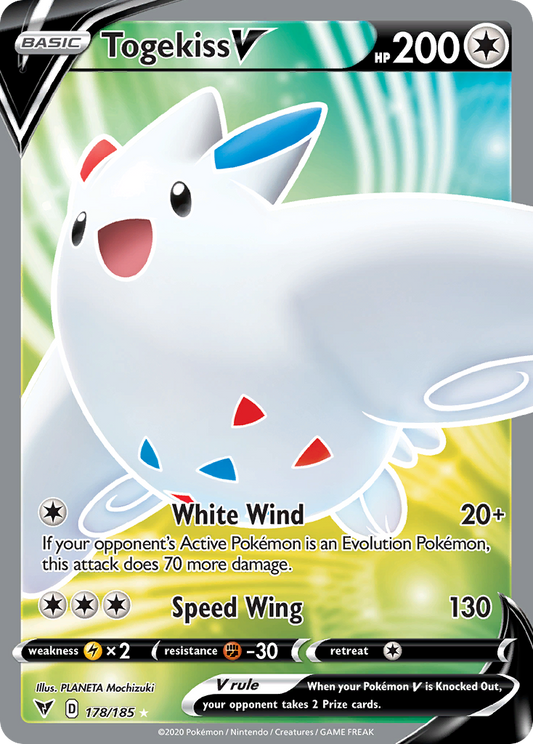 Pokemon Singles - Vivid Voltage - Togekiss V 178/185