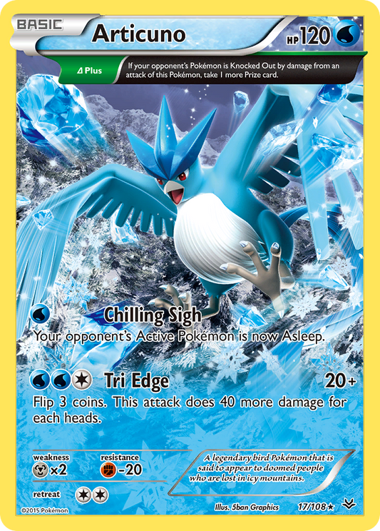 Pokemon Singles - Roaring Skies - Articuno 17/108