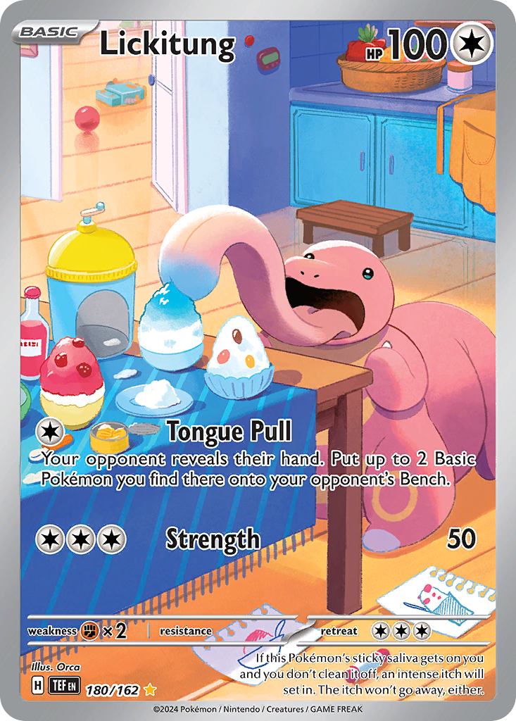 Pokemon Singles - Temporal Forces - Lickitung 180/162