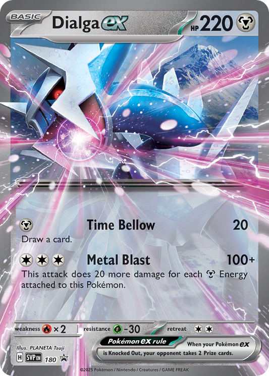 Pokemon Singles - Scarlet & Violet Promos - Dialga ex SVP180