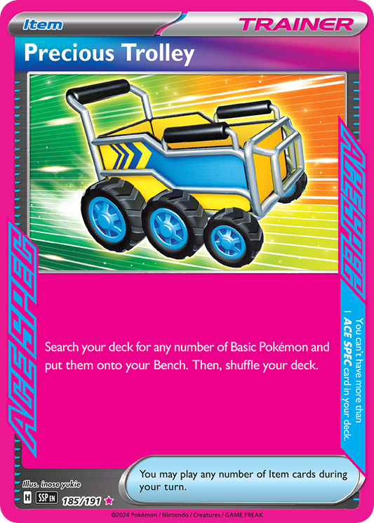 Pokemon Singles - Surging Sparks - Precious Trolley 185/191