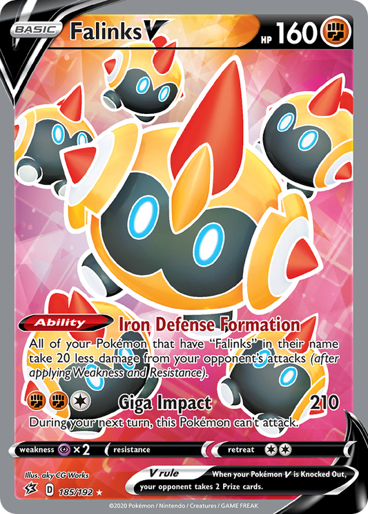Pokemon Singles - Rebel Clash - Falinks V 185/192