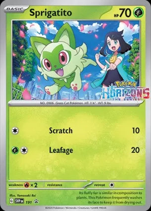 Pokemon Singles - Scarlet & Violet Promos - Sprigatito SVP191