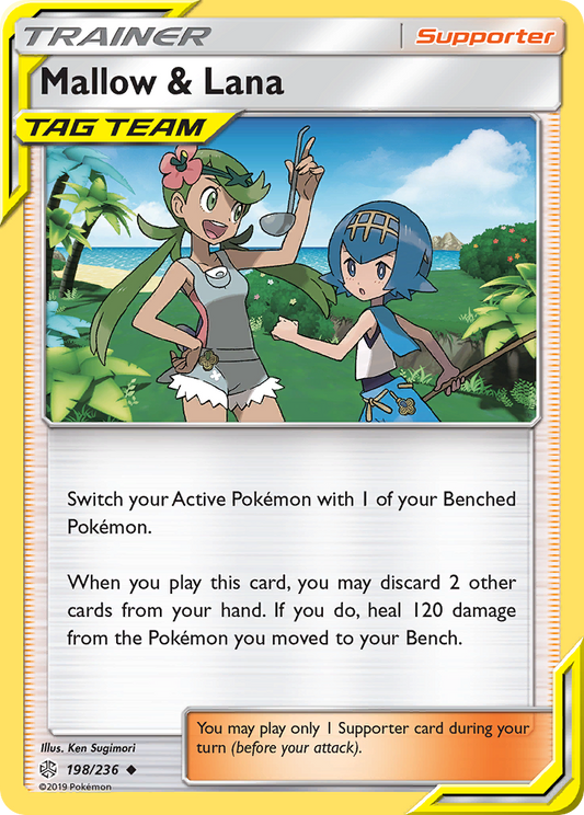 Pokemon Singles - Cosmic Eclipse - Mallow & Lana 198/236