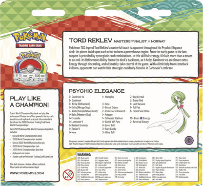 World Championship Deck 2023 Masters Runner Up Tord Reklev - Psychic Elegance