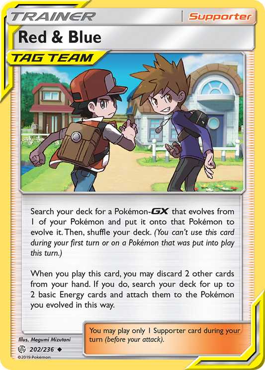 Pokemon Singles - Cosmic Eclipse - Red & Blue 202/236