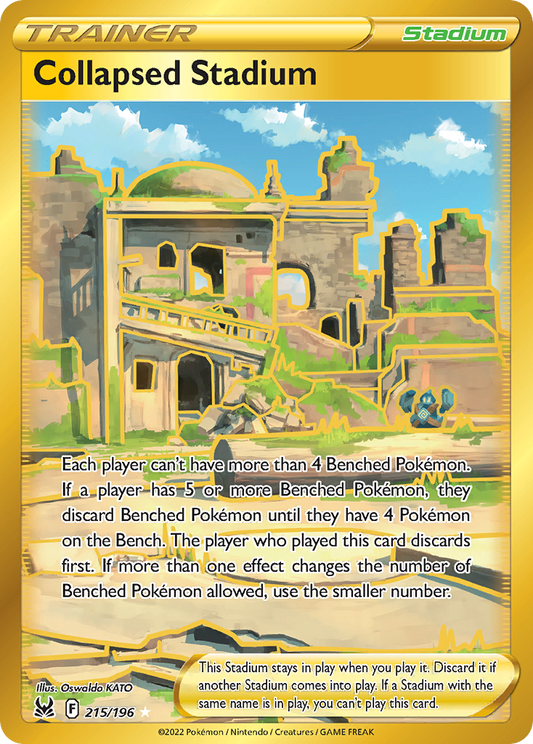 Pokemon Singles - Lost Origin - Collapsed Stadium 215/196