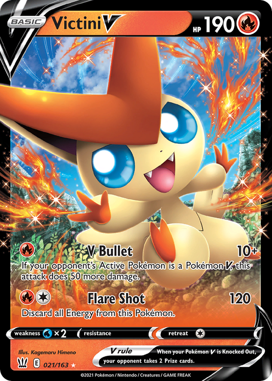 Pokemon Singles - Battle Styles - Victini V 21/163