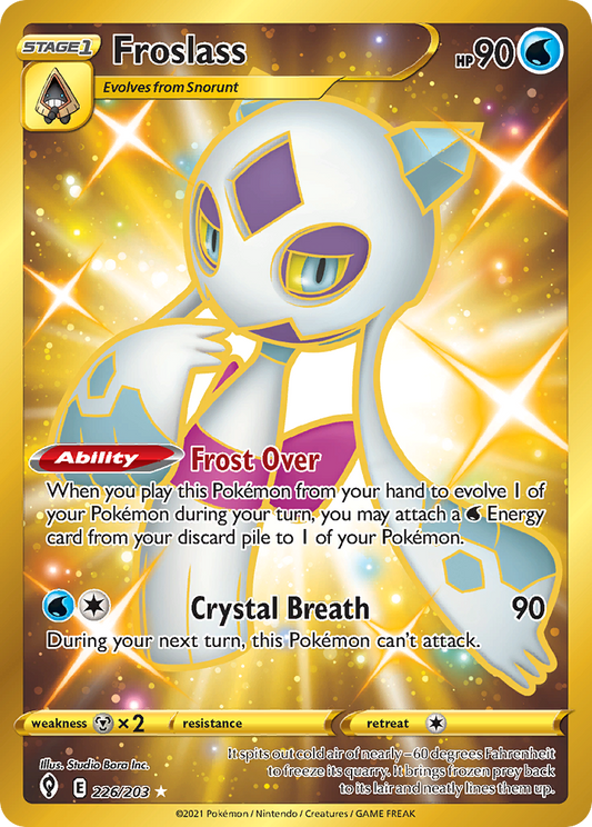 Pokemon Singles - Evolving Skies - Froslass 226/203