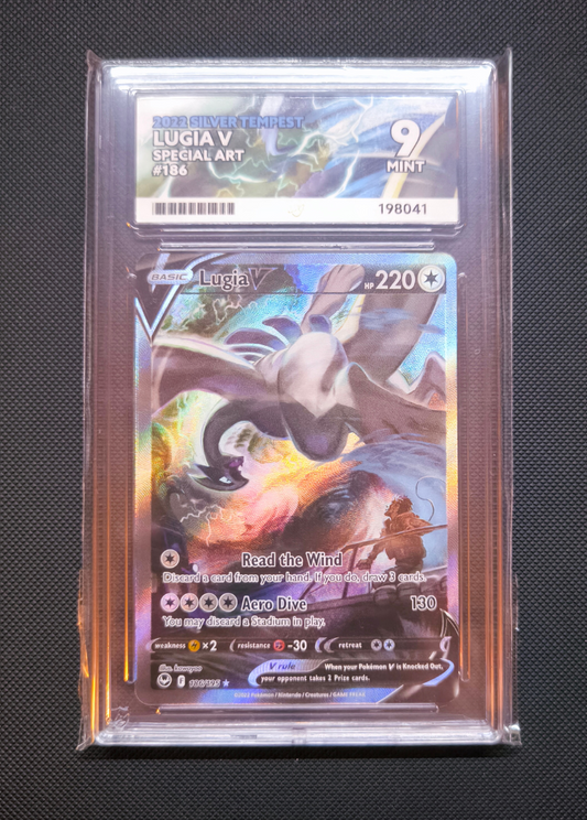 ACE LABEL - Lugia V - 186/195 - Silver Tempest - ACE 9