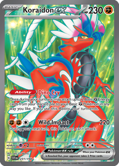 Pokemon Singles - Scarlet and Violet - Koraidon ex 231/198