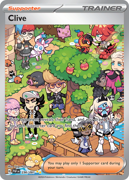 Pokemon Singles - Paldean Fates - Clive 236/91