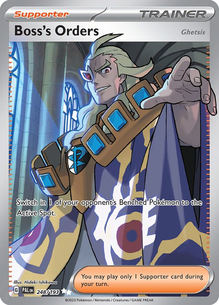 Pokemon Singles - Paldea Evolved - Boss's Orders (Ghetsis) 248/193