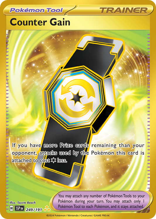 Pokemon Singles - Surging Sparks - Counter Gain 249/191