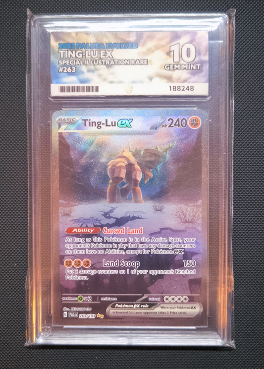 ACE LABEL - Ting-Lu ex - 263/193 - Paldea Evolved - ACE 10