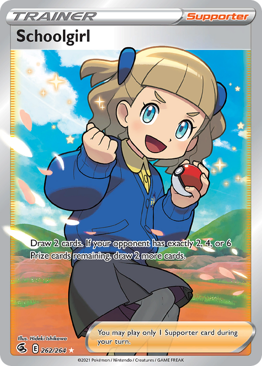 Pokemon Singles - Fusion Strike - Schoolgirl 262/264