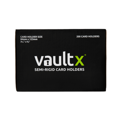 Vault X - SEMI-RIGID CARD HOLDERS (200 PACK)