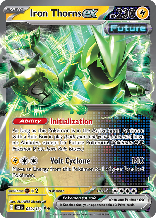 Pokemon Singles - Prismatic Evolutions - Iron Thorns ex 032/131