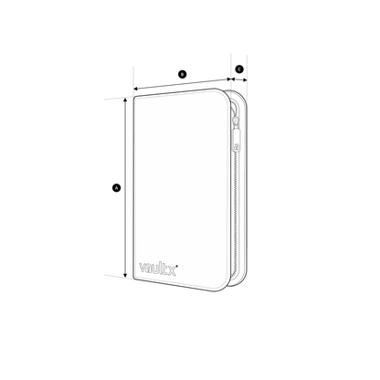 Vault X - 4-Pocket Exo-Tec® - Zip Binder - JUST PINK