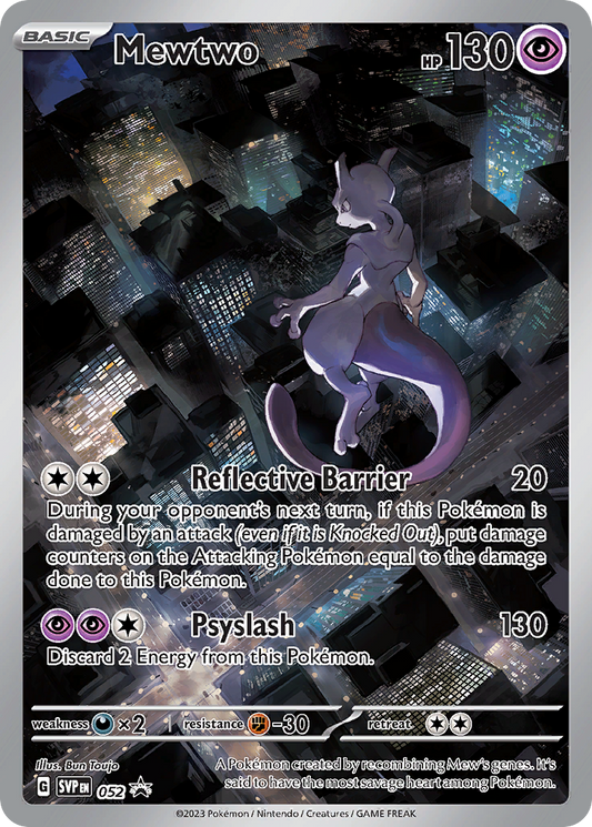 Pokemon Singles - Scarlet & Violet Black Star Promos - Mewtwo svp052