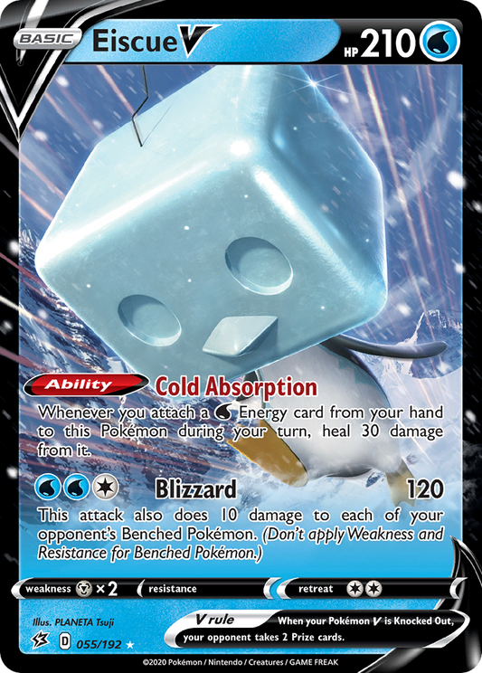 Pokemon Singles - Rebel Clash - Eiscue V 55/192