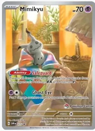 Pokemon Singles - Scarlet & Violet Black Star Promos - Mimikyu svp075 - PC Stamped