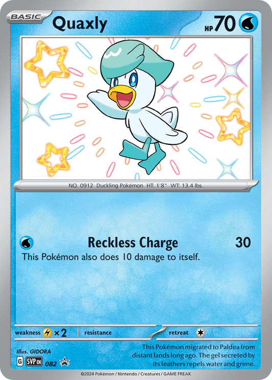 Pokemon Singles - Scarlet & Violet Black Star Promos - Quaxly svp082