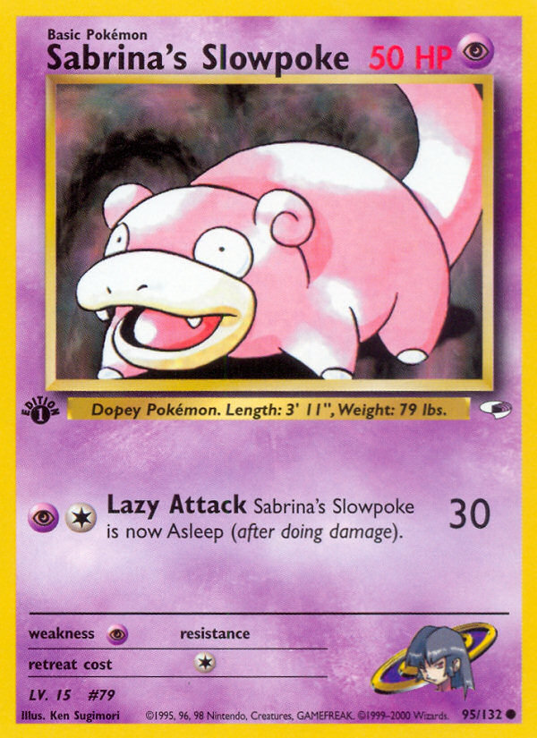 Pokemon Singles - Gym Heroes - Sabrina's Slowpoke 95/132