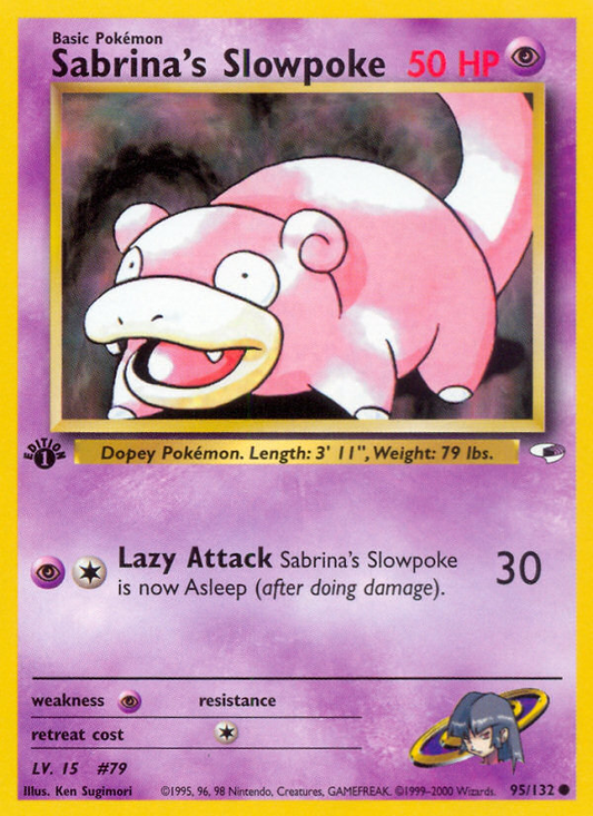 Pokemon Singles - Gym Heroes - Sabrina's Slowpoke 95/132