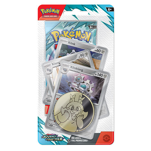 PRE-ORDER: Pokemon - Scarlet & Violet 9 - Journey Together - Premium Checklane - Klinklang