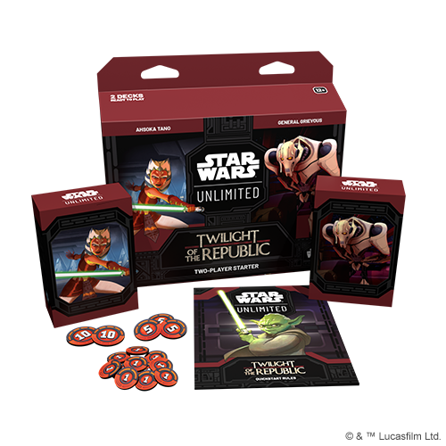 PRE-ORDER: Star Wars: Unlimited Twilight of the Republic Two-Player Starter