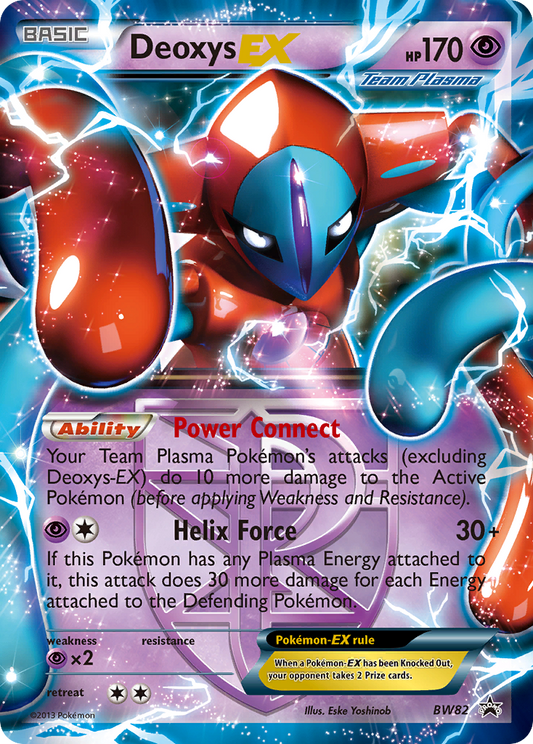Pokemon Singles - BW Black Star Promos - Deoxys-EX BW82